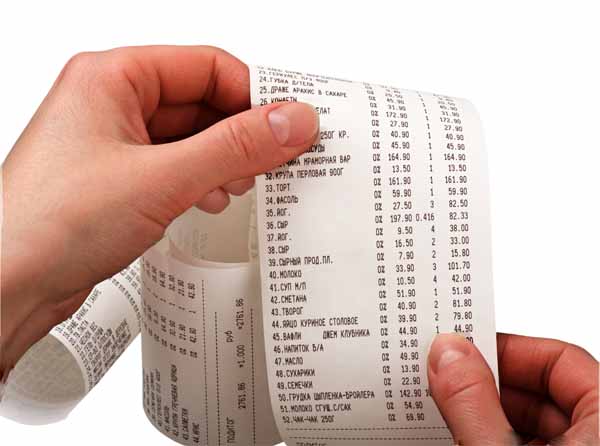 තාප කඩදාසි වල මුද්‍රිත බිල්පත් අල්ලන්නේ&nbsp;ප්‍රවේසමෙන්