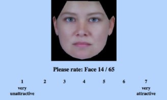 ආකාර්ෂණය අනුව ලකුණු දීමට සපයා තිබූ මුහුණක්