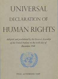 විද්‍යාව හා එහි අනාගතය, මානව අයිතිවාසිකමක් ලෙස, මානව හිමිකම් පිළිබඳ විශ්ව ප්‍රකාශනය තුළ&nbsp;ප්‍රතිෂ්ඨාපිතයි